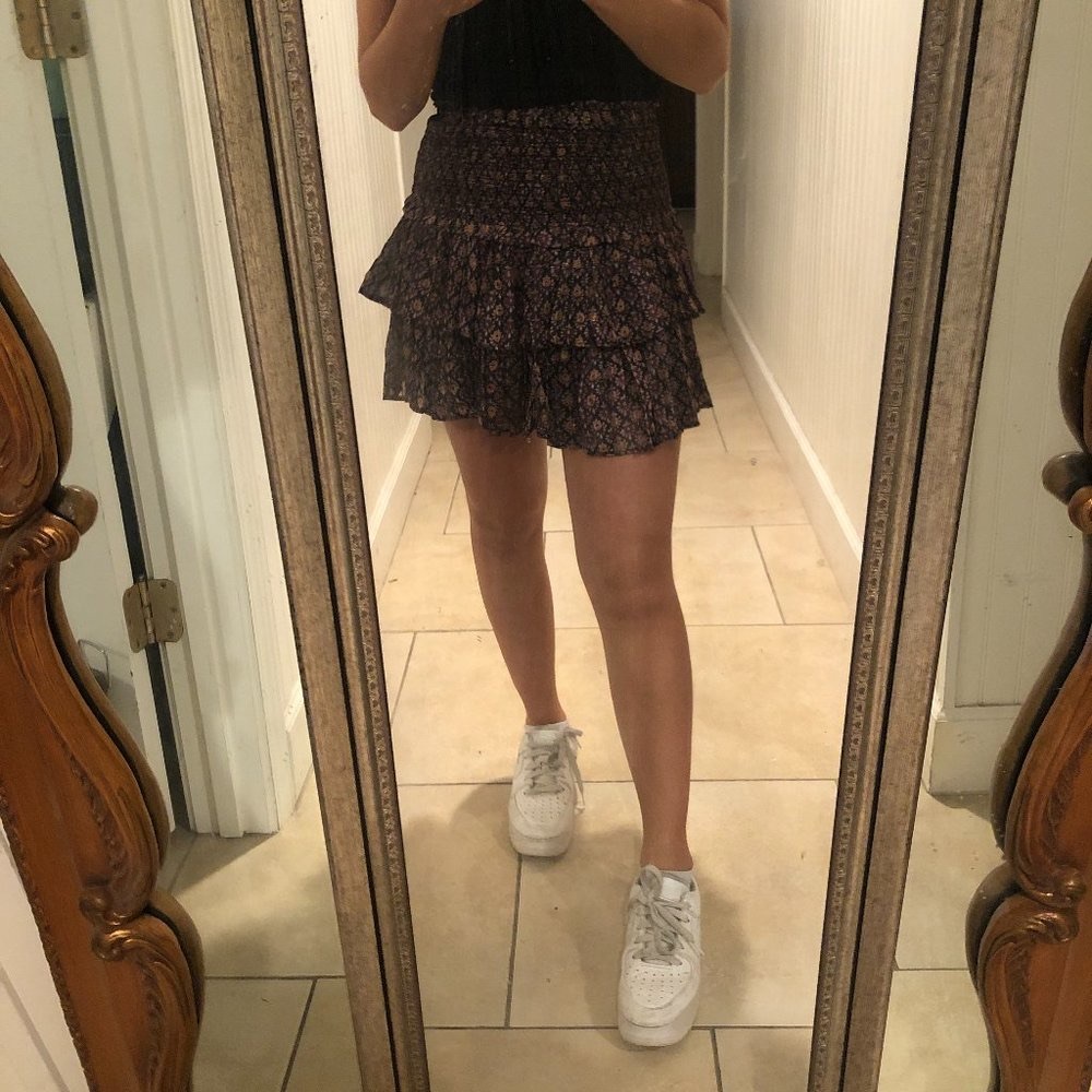 Reset by Jane dark florals skirt